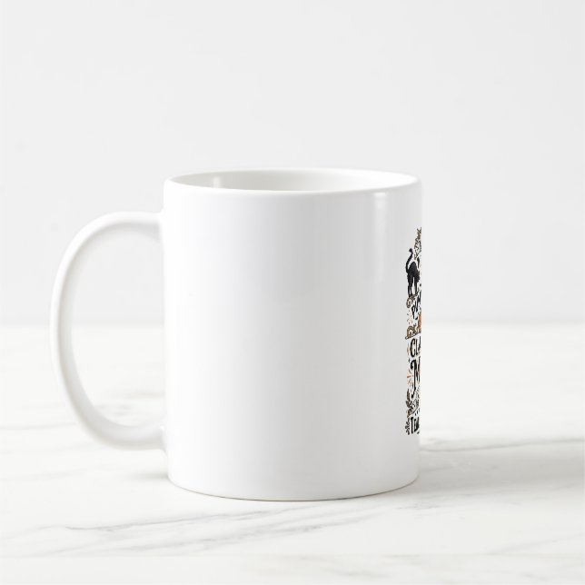 Taza De Café Camiseta de asistente de maestro de Halloween con  (Izquierda)