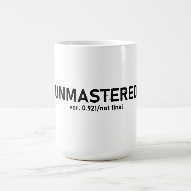 Taza De Café Camiseta de audio no dominada - Estilo de destello (Centro)