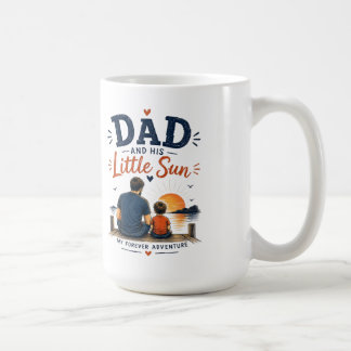 Taza De Café Camiseta de aventura para siempre de papá y su peq