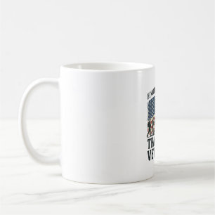 Taza De Café Camiseta de bandera militar patriótica de Veterano