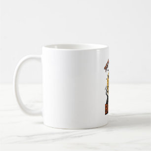 Taza De Café Camiseta de Barista de Halloween Bruja Divertida C