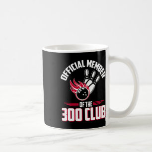 Taza De Café Camiseta de bolos 300 Miembro del club 300 diverti