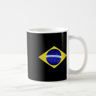 Taza De Café Camiseta de Brasil Fútbol Soccer Brasileño Bandera