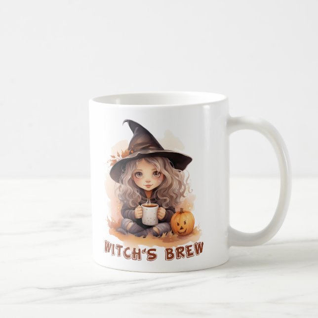 Taza De Café Camiseta de brujas de 11 onzas. Coffee Mug (Derecha)