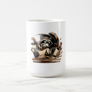 Taza De Café Camiseta de Café Mapache