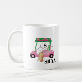 Taza De Café Camiseta de Carrito de Golf Adorable – Verano Mini