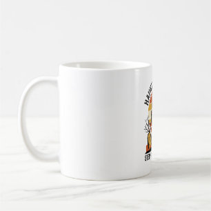 Taza De Café Camiseta de cementerio espeluznante con segador de