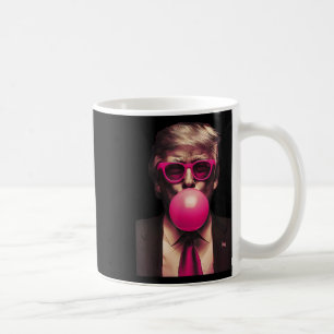 Taza De Café Camiseta de chicle Trump Sungles rosa Vota Preside