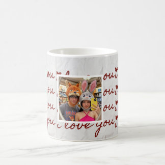 Taza De Café Camiseta de collage de fotos personalizadas estéti