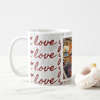 Taza De Café Camiseta de collage de fotos personalizadas estéti