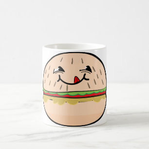 Taza De Café Camiseta de comida feliz