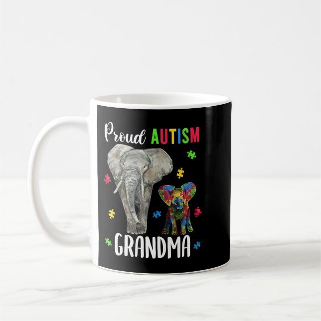 Taza De Café Camiseta De Concienciación Sobre El Autismo De Las (Izquierda)
