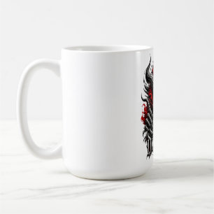 Taza De Café Camiseta de cráneo de demonio Dark Soul – Horro de