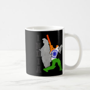 Taza De Café Camiseta de críquet indio Amante del equipo de crí