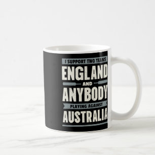 Taza De Café Camiseta de críquet inglesa dos equipos no Austral