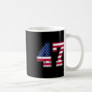Taza De Café Camiseta de cumpleaños 47 Ck N de la bandera de EE