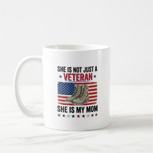 Taza De Café Camiseta de diseño de botas militares patrióticas 