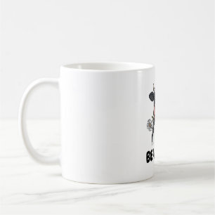 Taza De Café Camiseta de diseño de grabado vintage de vaca de v