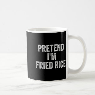 Taza De Café Camiseta de disfraz de Halloween perezoso Falso ar