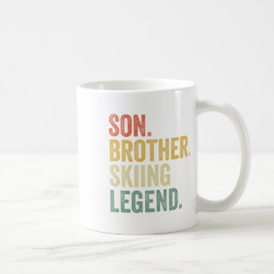 Taza De Café Camiseta de esquí niños regalos divertidos para jó