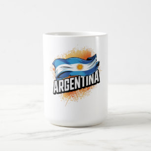 Taza De Café Camiseta de fanático de fútbol americano de Argent