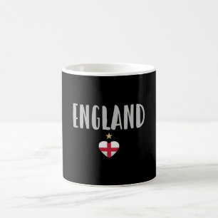 Taza De Café Camiseta de fanático de fútbol de Inglaterra Bande