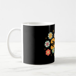 Taza De Café Camiseta de Flor SON, Cute Floral SON Tee