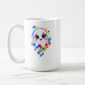 Taza De Café Camiseta de foto de Halloween de fantasma lindo pe