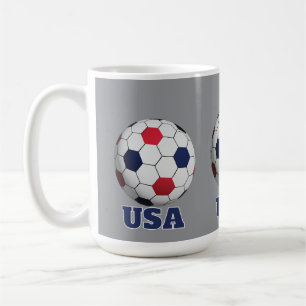 Taza De Café Camiseta de fútbol de EE. UU.