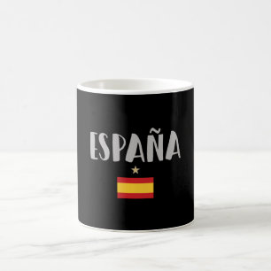 Taza De Café Camiseta de fútbol de España bandera