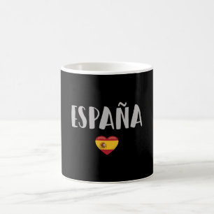 Taza De Café Camiseta de fútbol de España Bandera