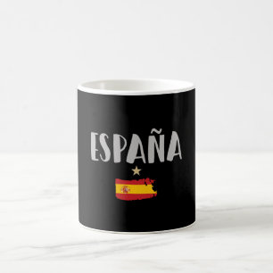 Taza De Café Camiseta de Fútbol de España Bandera