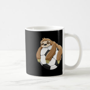 Taza De Café Camiseta de fútbol de perezoso Sloth Fútbol Aficio