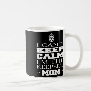 Taza De Café Camiseta de fútbol para mamá del portero, divertid