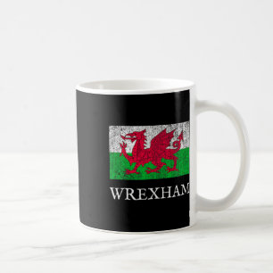 Taza De Café Camiseta de fútbol retro de Wrexham Footbyll Wales