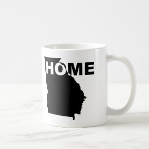 Taza De Café Camiseta de Georgia Hogar Lejos del Estado