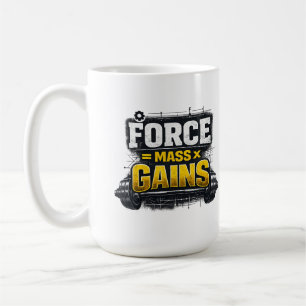 Taza De Café Camiseta de gimnasio de ingeniero divertido Fuerza