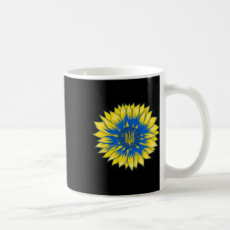 Taza De Café Camiseta de girasol de Ucrania Retro floral ucrani