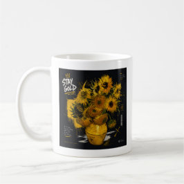 Taza De Café Camiseta de girasoles Stay Gold | Van Gogh