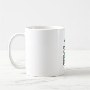 Taza De Café Camiseta de grabado vintage de tortuga marina chic