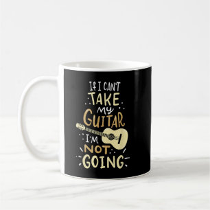 Taza De Café Camiseta de guitarra para un guitarrista o intérpr