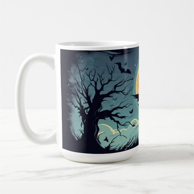 Taza De Café Camiseta de Halloween (Izquierda)