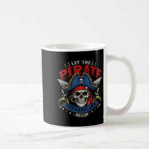 Taza De Café Camiseta de Halloween divertida calavera deja que