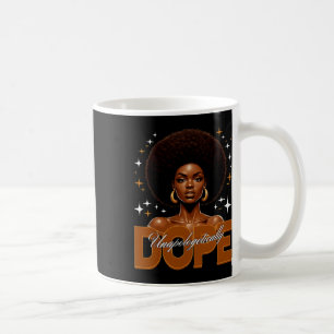 Taza De Café Camiseta de Historia Negra Drogó Melanina sin disc