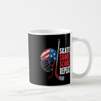 Taza De Café Camiseta de hockey sobre hielo para jóvenes EE. UU