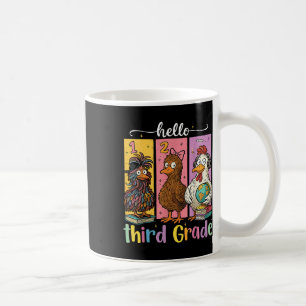 Taza De Café Camiseta de Hola Tercer Grado