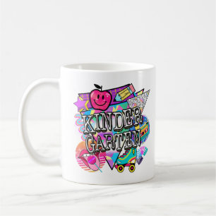 Taza De Café Camiseta de jardín de infancia de Retro 90