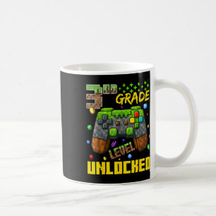 Taza De Café Camiseta de jugador de nivel desbloqueado para niñ