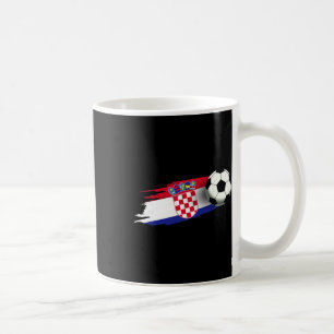 Taza De Café Camiseta de la bandera de Croacia Equipo de fútbol