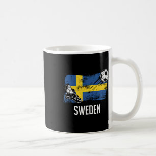 Taza De Café Camiseta de la bandera de Suecia Equipo de fútbol